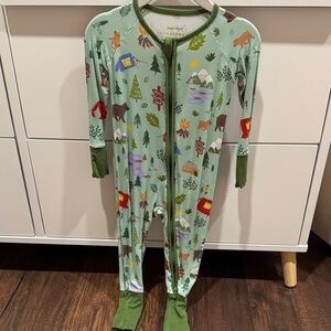 Little Sleepies 6-12 camping print